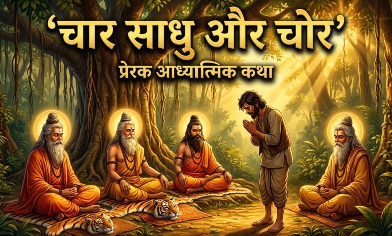 चार साधु और चोर