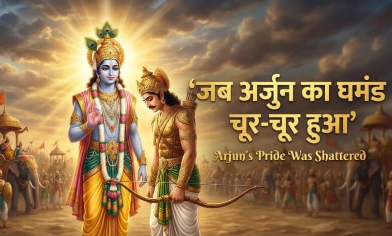 जब अर्जुन का घमंड